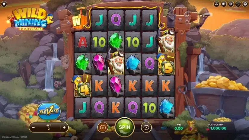 Wild Mining XXXtreme slot screenshot 1