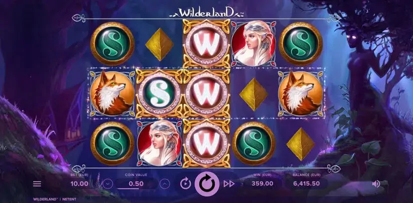 Wilderland slot screenshot 1