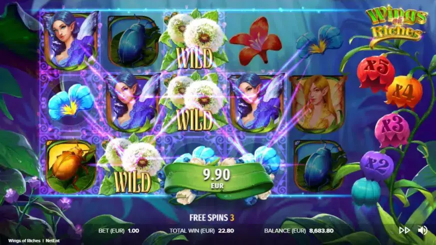 Wings of Riches slot screenshot 5