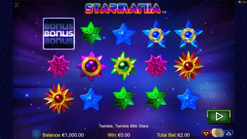 Starmania slot screenshot 1