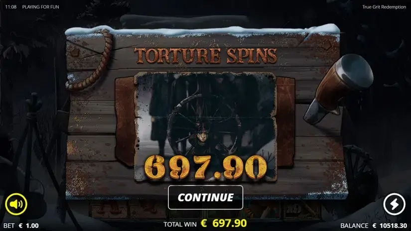 True Grit Redemption slot screenshot 7