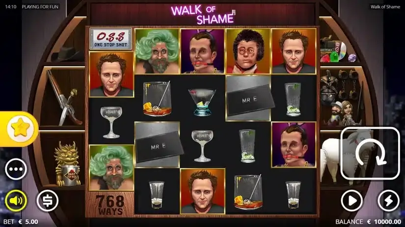 Walk of Shame slot screenshot 1