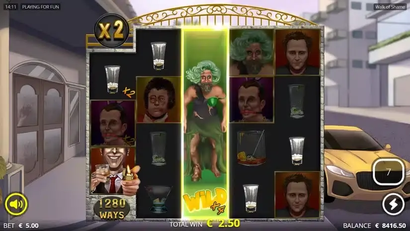 Walk of Shame slot screenshot 4