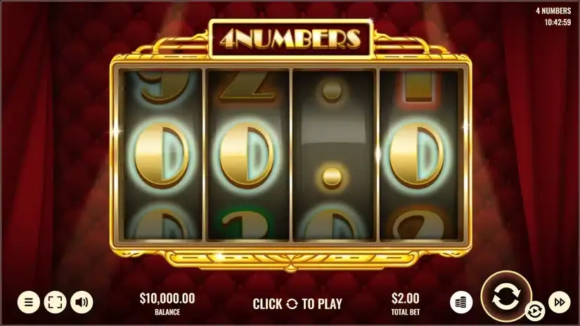 4 Numbers slot screenshot 1