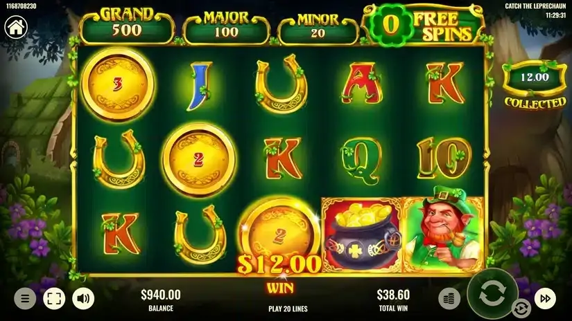 Catch The Leprechaun slot screenshot 6