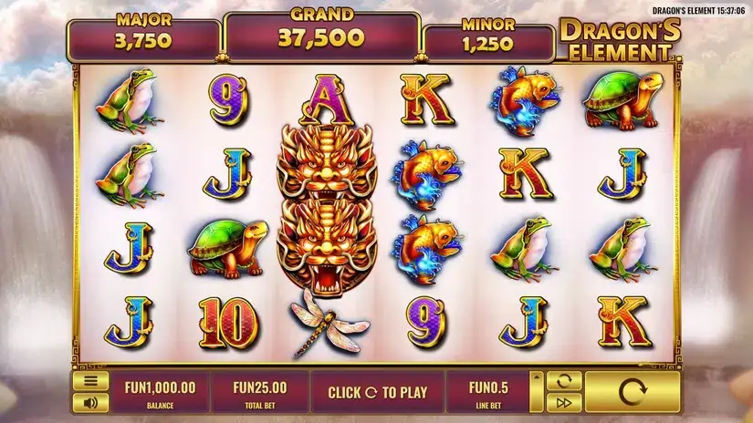 Dragon’s Element slot screenshot 1