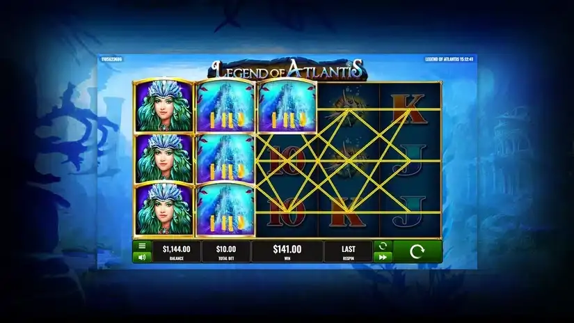 Legend of Atlantis slot screenshot 5