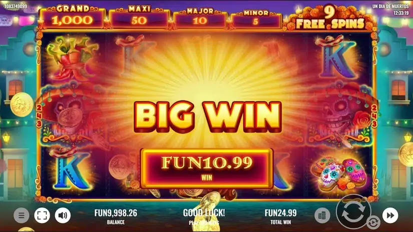 Un Dia De Muertos slot screenshot 5