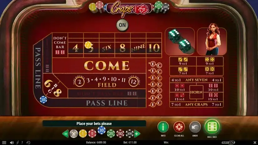 Craps slot screenshot 6