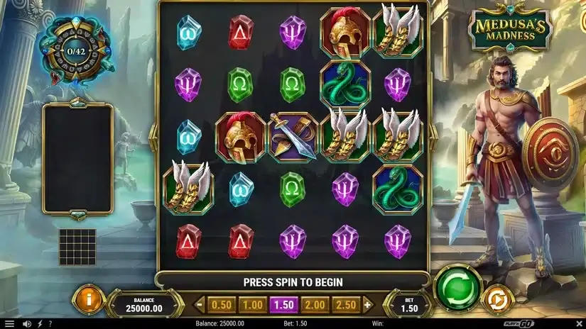 Medusa’s Madness slot screenshot 1