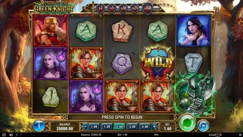 Return of the Green Knight slot screenshot 1