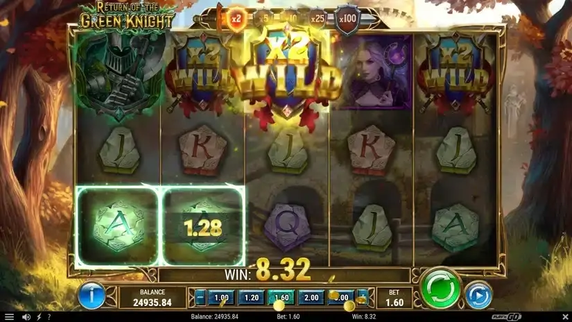 Return of the Green Knight slot screenshot 5