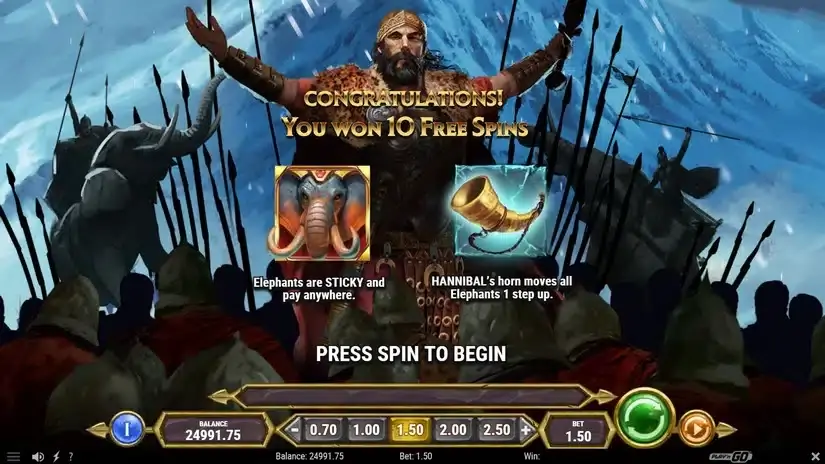 Scourge of Rome slot screenshot 3