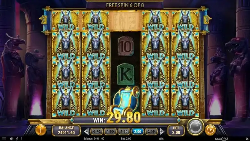 Scroll of Seth slot screenshot 5