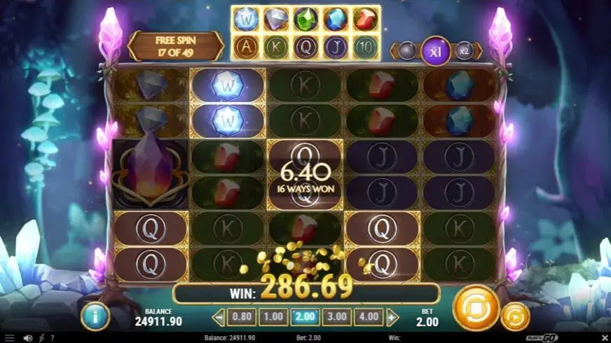 Shimmering Woods slot screenshot 5