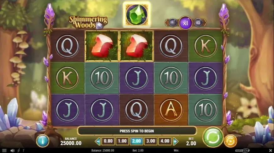 Shimmering Woods slot screenshot 1