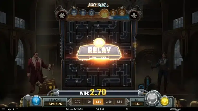 Spark of Genius slot screenshot 4