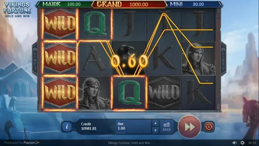 Vikings Fortune: Hold and Win slot screenshot 3