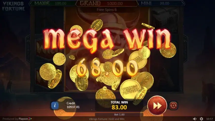 Vikings Fortune: Hold and Win slot screenshot 6