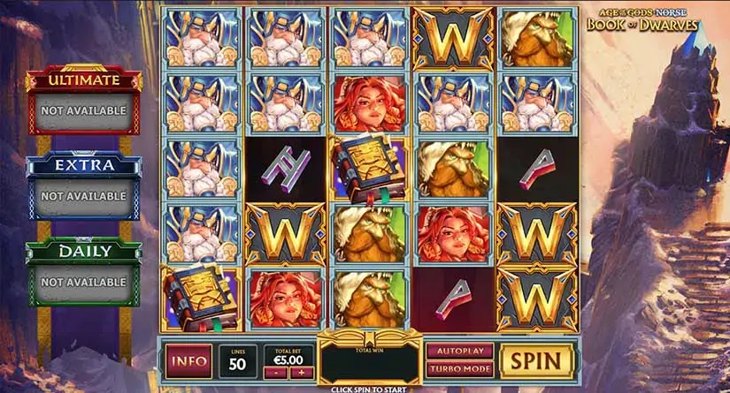 Age of the Gods Norse Book of Dwarfs slot screenshot 2