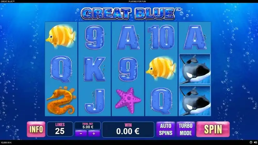 Great Blue slot screenshot 1