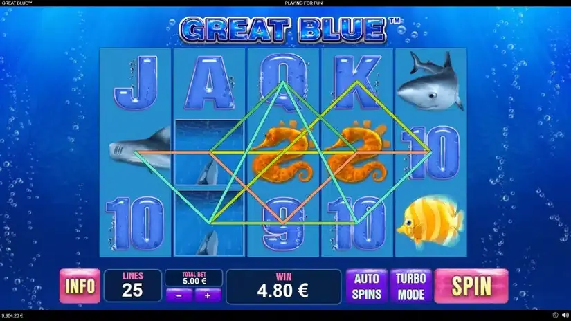 Great Blue slot screenshot 3