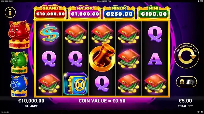 Oink Oink Oink slot screenshot 1