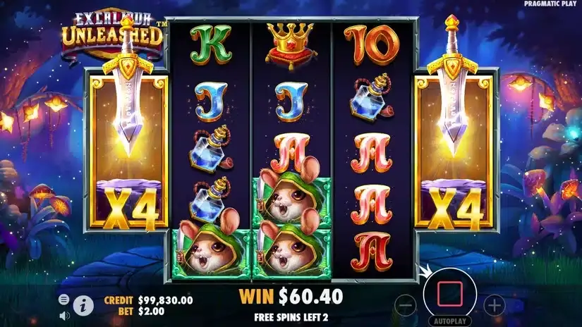 Excalibur Unleashed slot screenshot 7