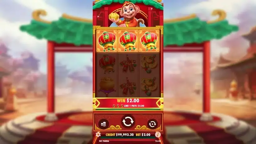 Lucky Monkey slot screenshot 1