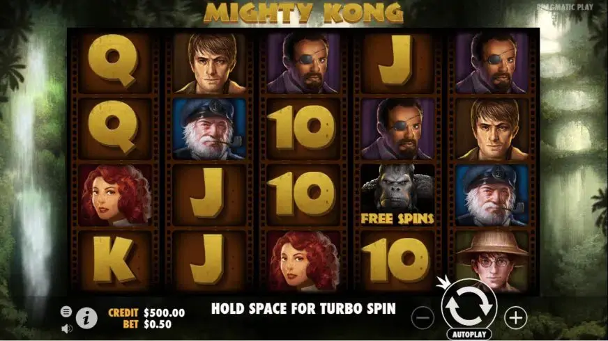 Mighty Kong slot screenshot 1