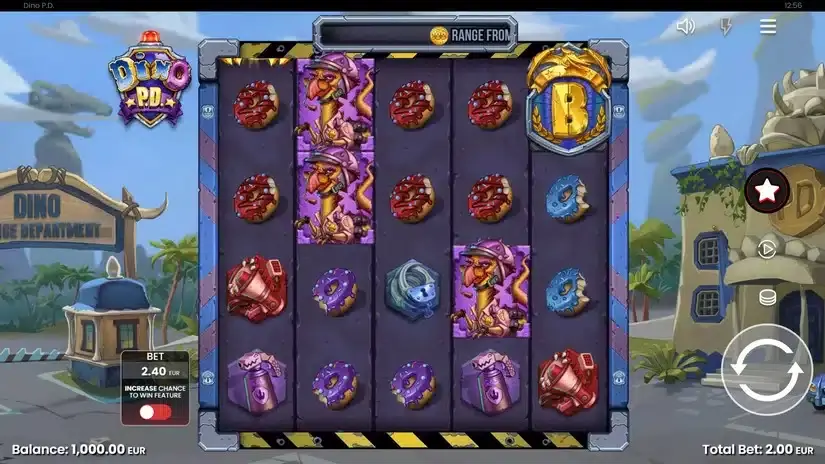 Dino P.D slot screenshot 1