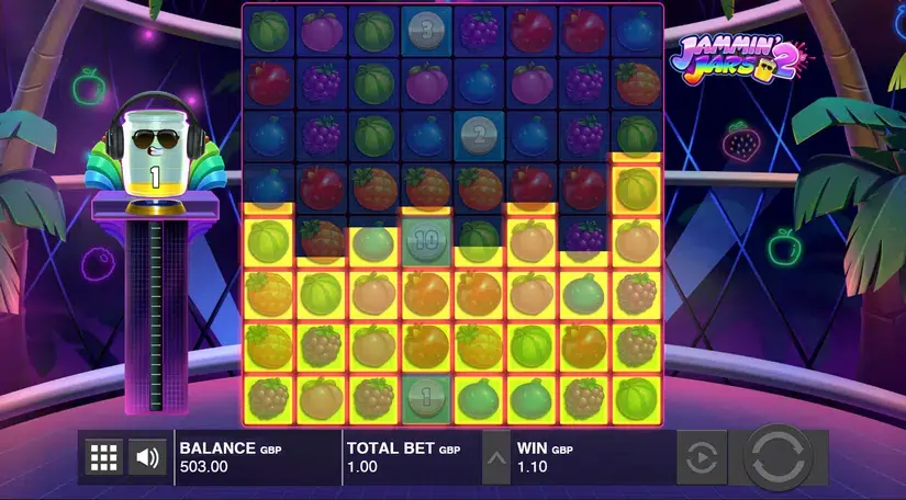 Jammin’ Jars 2 slot screenshot 1