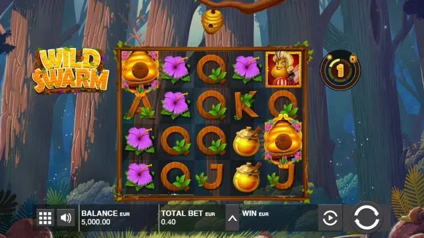 Wild Swarm slot screenshot 1