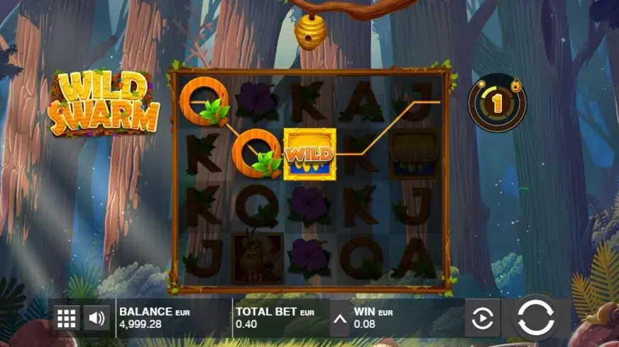 Wild Swarm slot screenshot 3
