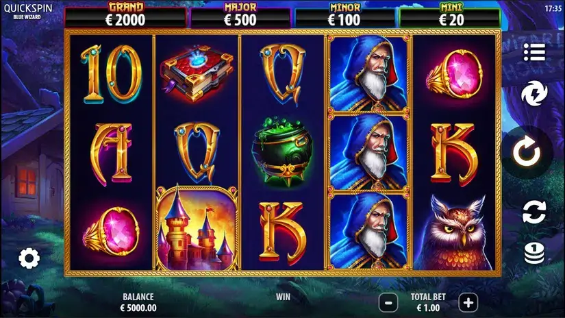 Blue Wizard slot screenshot 1
