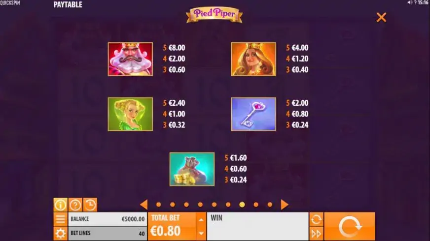 Pied Piper slot screenshot 3