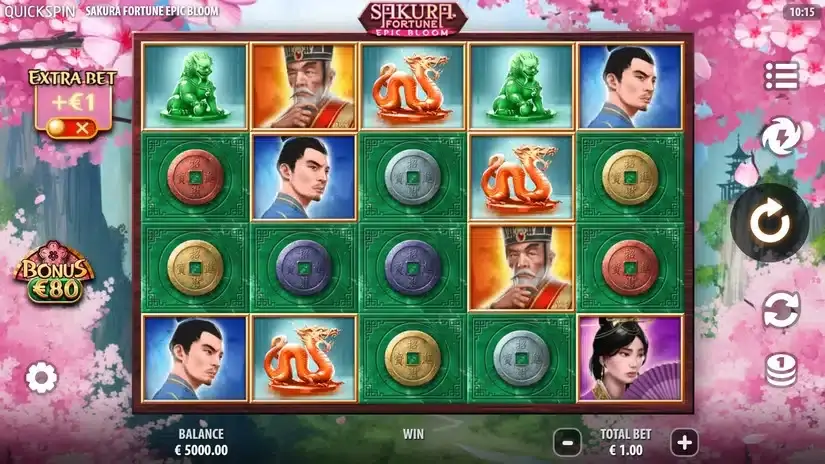Sakura Fortune Epic Bloom slot screenshot 1