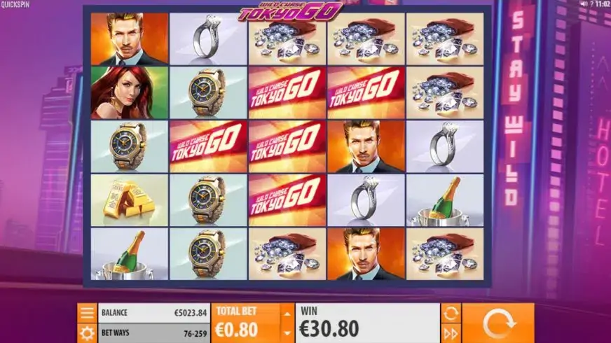 Wild Chase: Tokyo Go slot screenshot 4