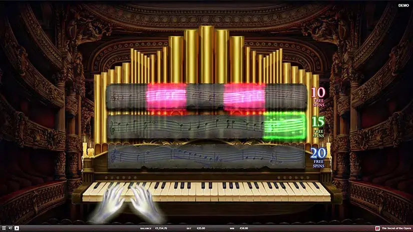 The Secret of the Opera slot screenshot 6