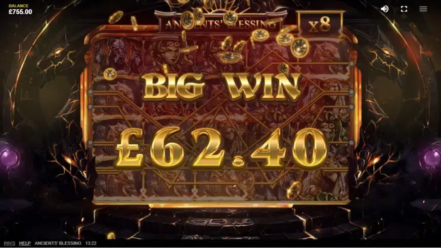 Ancients Blessing slot screenshot 5