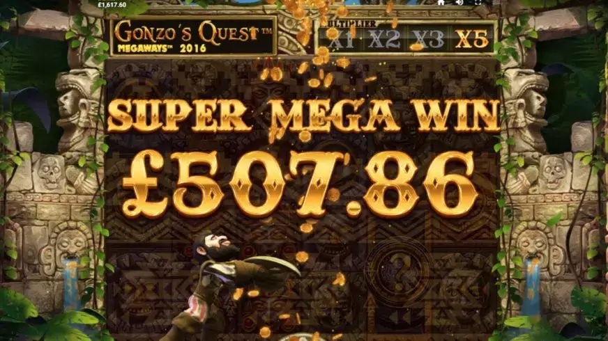 Gonzo’s Quest Megaways slot screenshot 4