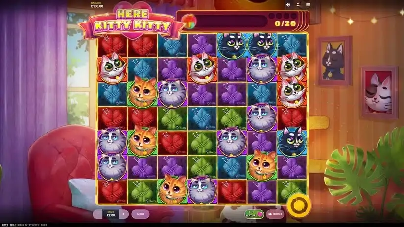 Here Kitty Kitty slot screenshot 1