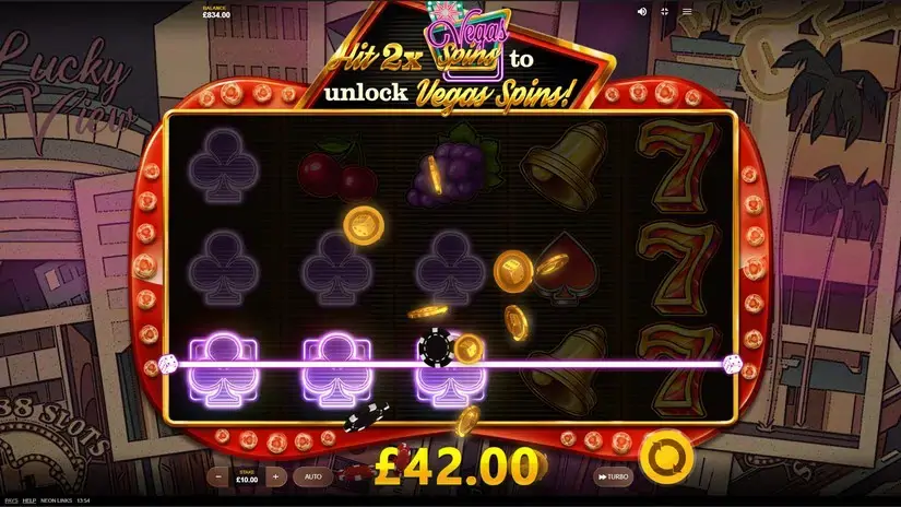 Neon Links slot screenshot 3