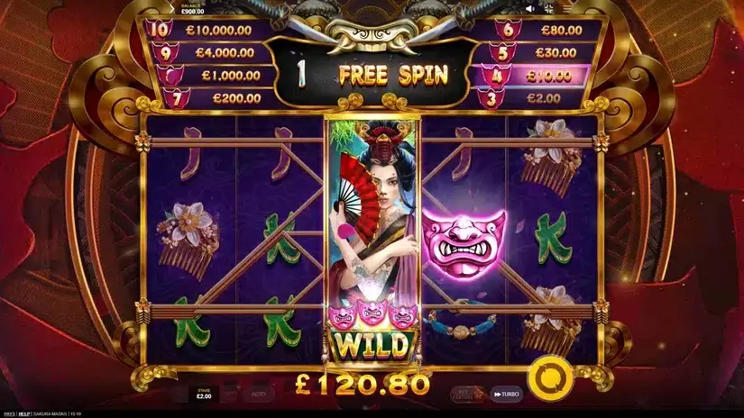 Sakura Masks slot screenshot 5