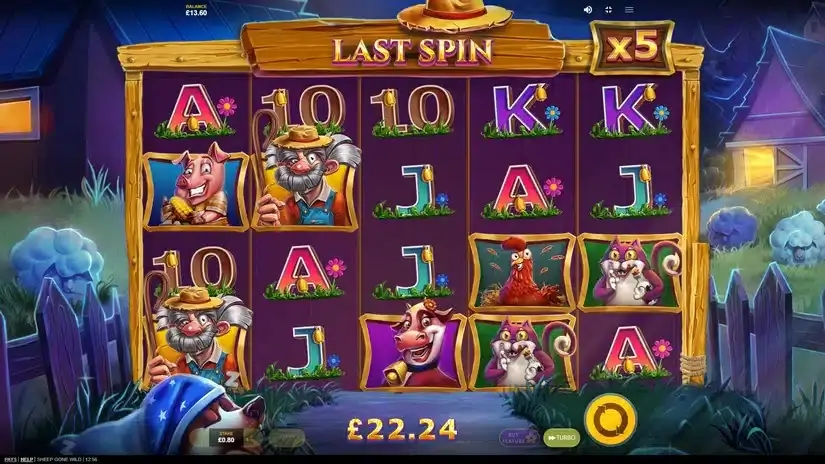 Sheep Gone Wild slot screenshot 7