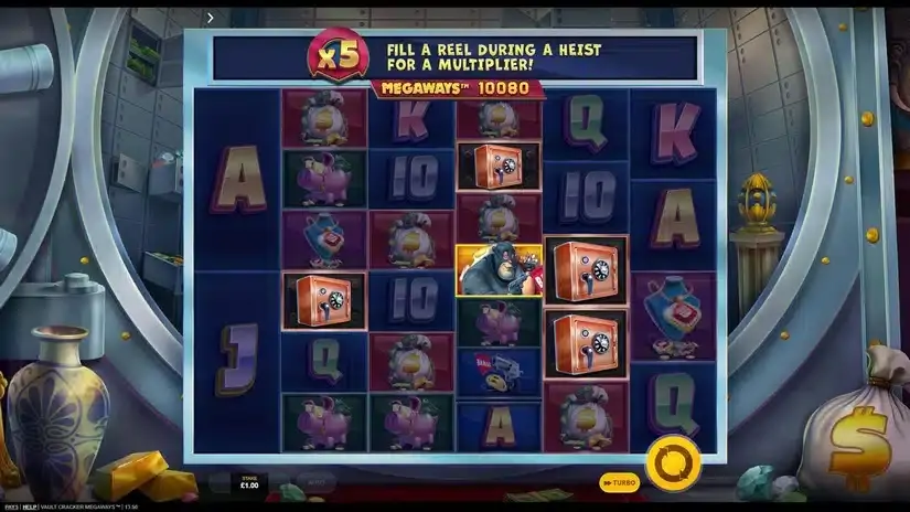 Vault Cracker Megaways slot screenshot 3