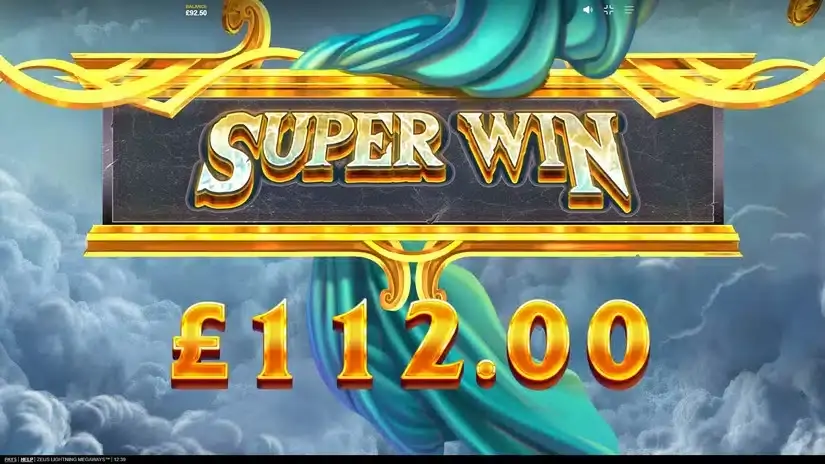 Zeus Lightning Megaways slot screenshot 4