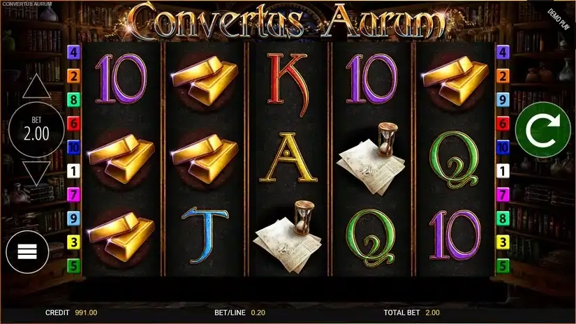 Convertus Aurum slot screenshot 1