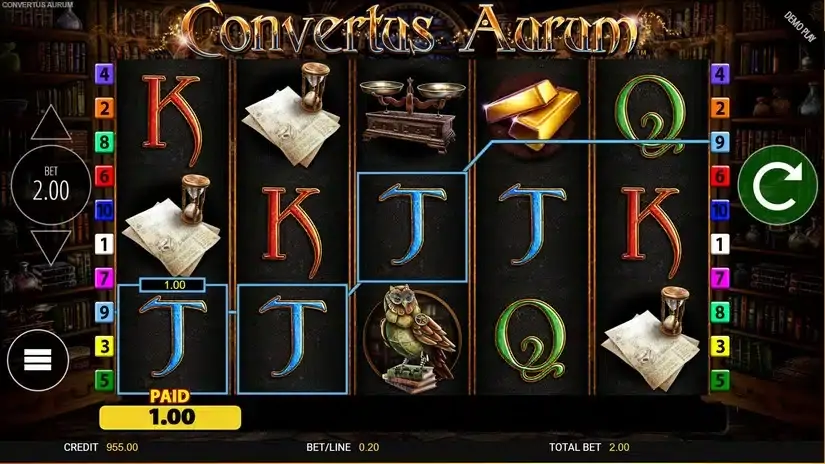 Convertus Aurum slot screenshot 3