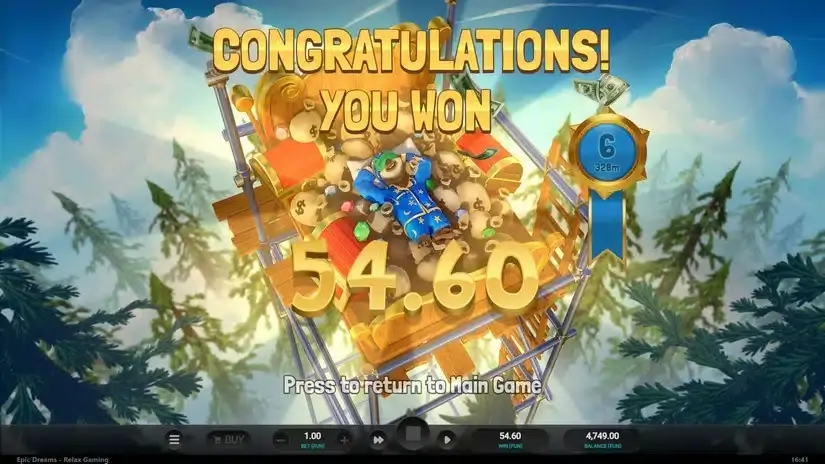 Epic Dreams slot screenshot 5